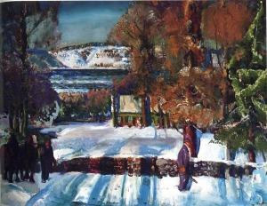 Winter Road (1912), oil on canvas, San Diego Museum of Art